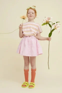 DAMES Sproet u0026 Sprout Rokken | Rokken^Denim skirt sproet print | Summer sorbet   | Sproet & Sprout