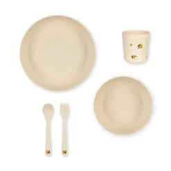 Konges Slojd Kinderservies^Dinner set | Lemon |