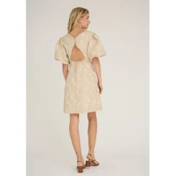 DAMES A-view Jurken^Dress Aria | Sand |