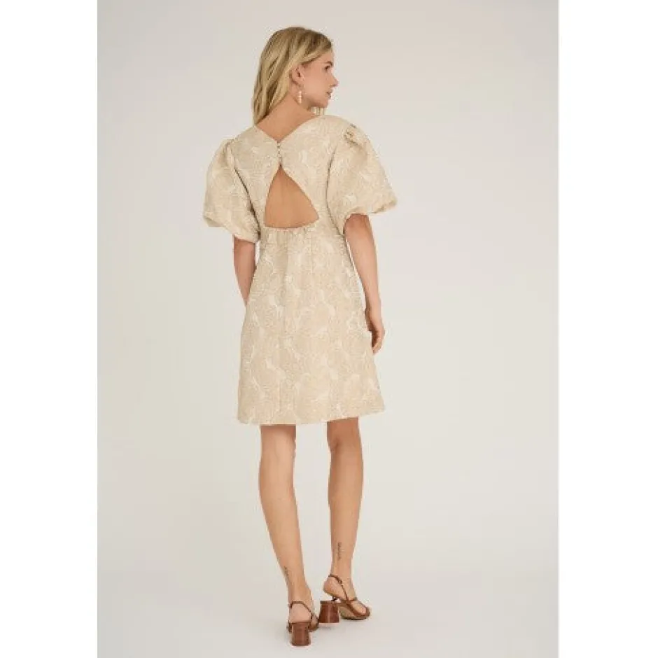 DAMES A-view Jurken^Dress Aria | Sand |
