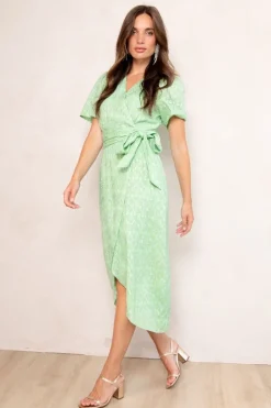 DAMES Freebird Jurken^Dress Blossom | Bright green |