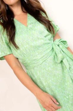 DAMES Freebird Jurken^Dress Blossom | Bright green |