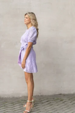 DAMES Freebird Jurken^Dress Blossom mini | Lilac |