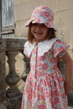 DAMES Konges Slojd Jurken & Salopettes | Jurken^Dress coeur collar gots | Fleur anglaise |