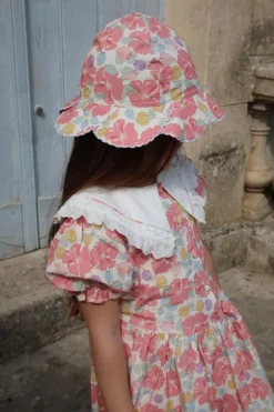 DAMES Konges Slojd Jurken & Salopettes | Jurken^Dress coeur collar gots | Fleur anglaise |