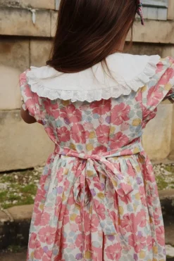 DAMES Konges Slojd Jurken & Salopettes | Jurken^Dress coeur collar gots | Fleur anglaise |