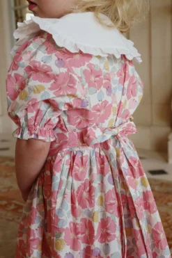 DAMES Konges Slojd Jurken & Salopettes | Jurken^Dress coeur collar gots | Fleur anglaise |