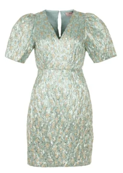 DAMES Freebird Jurken^Dress Daantje | Sea green |