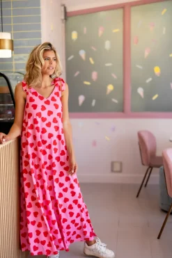 DAMES Poespas Jurken | Snøpskes^Dress Flirty Fling | Hearts | Studio