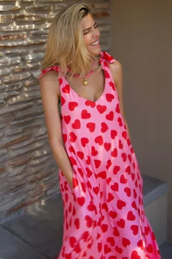 DAMES Poespas Jurken | Snøpskes^Dress Flirty Fling | Hearts | Studio