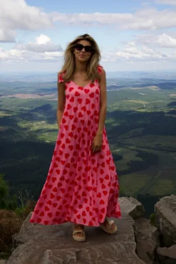 DAMES Poespas Jurken | Snøpskes^Dress Flirty Fling | Hearts | Studio