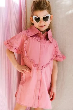 DAMES Labo de Colores Jurken & Salopettes | Jurken^Dress Lucia | Pink mulberry |