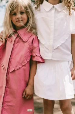 DAMES Labo de Colores Jurken & Salopettes | Jurken^Dress Lucia | Pink mulberry |