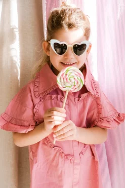 DAMES Labo de Colores Jurken & Salopettes | Jurken^Dress Lucia | Pink mulberry |