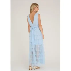 DAMES A-view Jurken^Dress Miranda | Light blue |