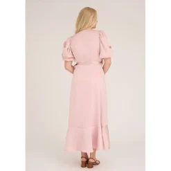 DAMES A-view Jurken^Dress Sinda | Pale rose |