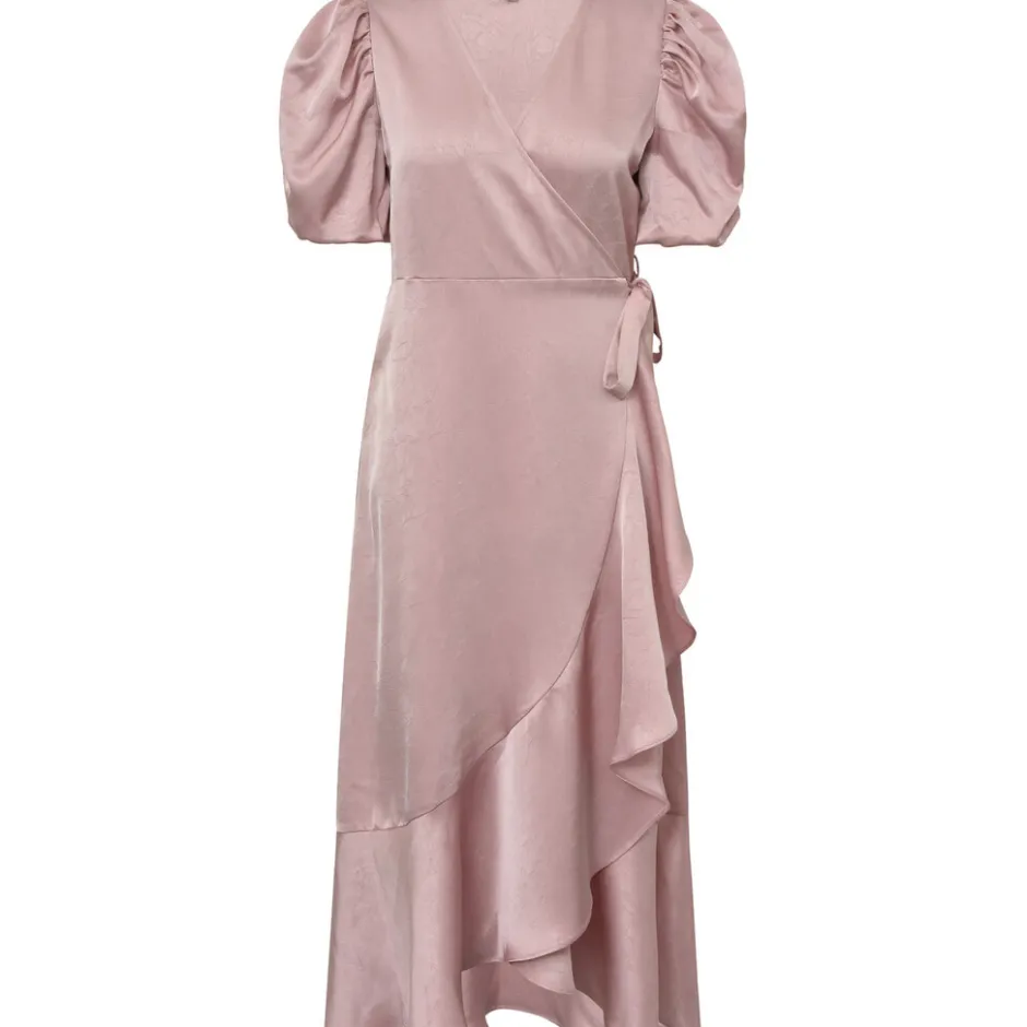 DAMES A-view Jurken^Dress Sinda | Pale rose |