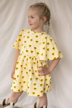 DAMES Bobo Choses Jurken & Salopettes | Jurken^Dress Sunflower all over |