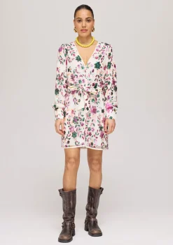 DAMES Poespas Jurken^Dress Yade | Ecru multi | Harper & Yve