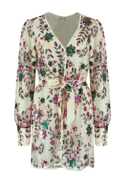 DAMES Poespas Jurken^Dress Yade | Ecru multi | Harper & Yve