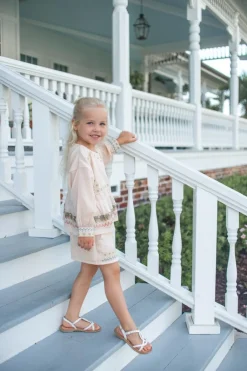 DAMES Baje Studio Co-ords | Co-ords^Embroidery blouse Cima | Rose salmon |