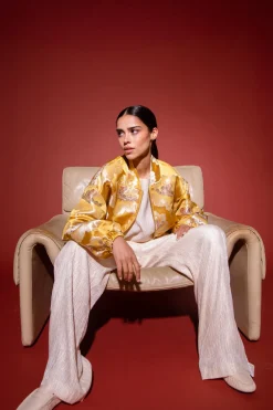 DAMES Amaya Amsterdam Jacks & Jassen^Fanny bomber | Yellow |