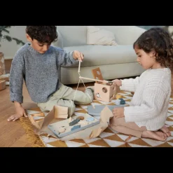 Liewood Educatief Speelgoed^Fishing game Sebastian | Safari/golden caramel multi mix |