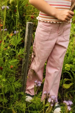 DAMES Sproet u0026 Sprout Broeken & Leggings | Broeken^Flare denim pants daisies print | Summer sorbet | Sproet & Sprout