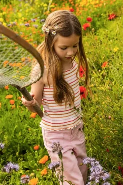 DAMES Sproet u0026 Sprout Broeken & Leggings | Broeken^Flare denim pants daisies print | Summer sorbet | Sproet & Sprout