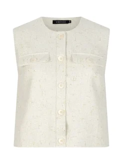 DAMES Ydence Co-ords | Blazers & Gilets^Gilet Amanda | Ecru |