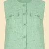 DAMES Ydence Co-ords | Blazers & Gilets^Gilet Amanda | Green |