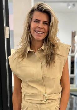 DAMES Harper u0026 Yve Co-ords | Blazers & Gilets^Gilet Katie | Beige | Harper & Yve