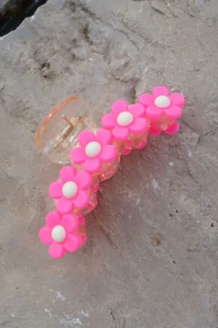 DAMES WAUW Fashion Haaraccessoires | Haaraccessoires^Haarklem flowers | Roze