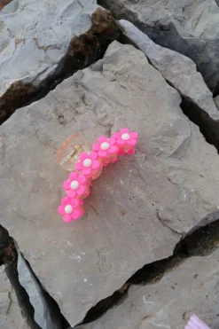 DAMES WAUW Fashion Haaraccessoires | Haaraccessoires^Haarklem flowers | Roze