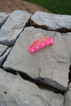 DAMES WAUW Fashion Haaraccessoires | Haaraccessoires^Haarklem flowers | Roze