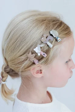 Mimi u0026 Lula Haaraccessoires^Haarklemmen woodland mini | Homestead | 8 stuks | Mimi & Lula