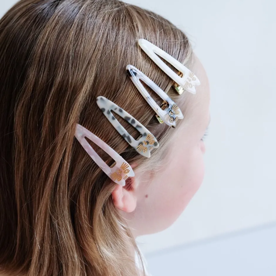 Mimi u0026 Lula Haaraccessoires^Haarknipjes cat | Puppy love | 4 stuks | Mimi & Lula