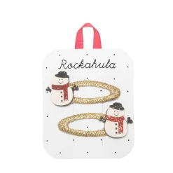 Rockahula Haaraccessoires^Haarknipjes snowman glitter | 2 stuks |