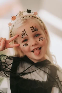 Konges Slojd Haaraccessoires^Halloween face jewels | Black |