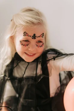Konges Slojd Haaraccessoires^Halloween face jewels | Red/black |