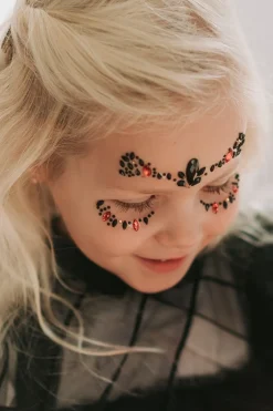 Konges Slojd Haaraccessoires^Halloween face jewels | Red/black |