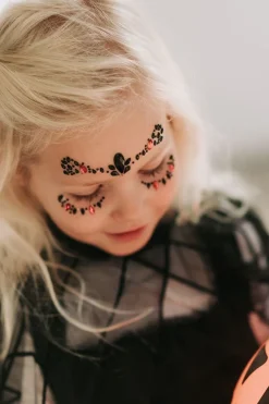 Konges Slojd Haaraccessoires^Halloween face jewels | Red/black |