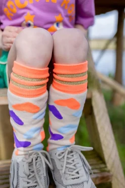 Poespas Sokken & Maillots^Hockeysokken Anna | Grey Hearts | Pindahs