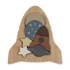 Konges Slojd Puzzels | Houten Speelgoed^Houten puzzel raket | Multi color |