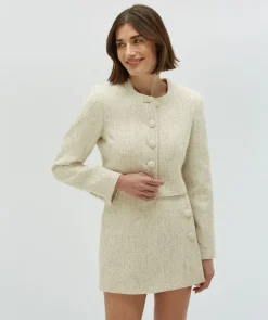 DAMES JOSH V Co-ords | Jacks & Jassen^Jacket Remi | Light ecru |