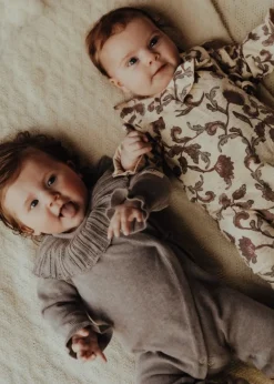 Baje Studio Boxpakjes^Jersey boxpakje Linny | Creme all over print |