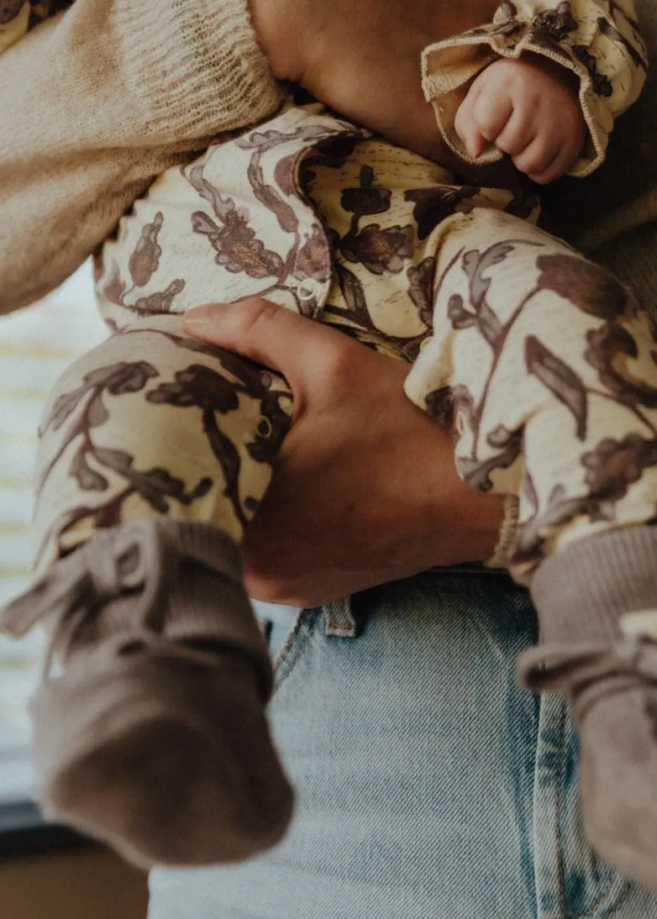 Baje Studio Boxpakjes^Jersey boxpakje Linny | Creme all over print |