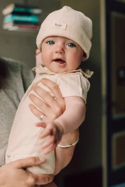 Baje Studio Rompers^Jersey pointelle bodysuit Yuul | Creme oat |