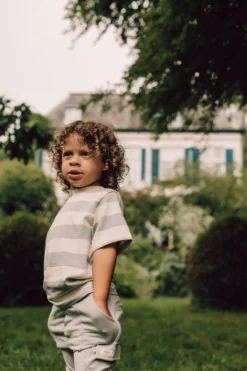 Baje Studio Shirts^Jersey tee Covas | Vanilla striped |