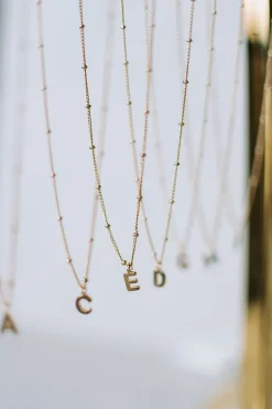 DAMES Orelia Sieraden^Ketting Initial | Goud |